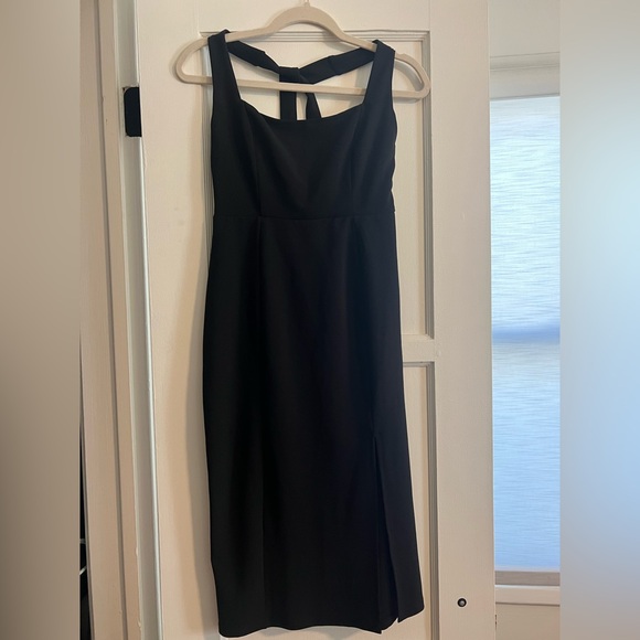 Hello Molly Black Midi Dress - Picture 1 of 4